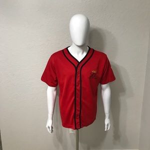 Dale Earnhardt Jr Budweiser Baseball Jersey Size L